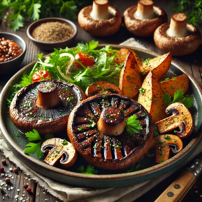 12.12.2024: Gegrillte Portobello-Pilze mit Bremer Steakpfeffer