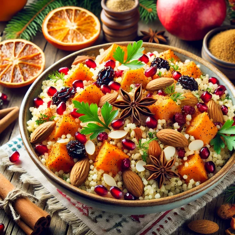 23.12.2024: Winterlicher Couscous-Salat mit Weihnachts-Gewürzmischung
