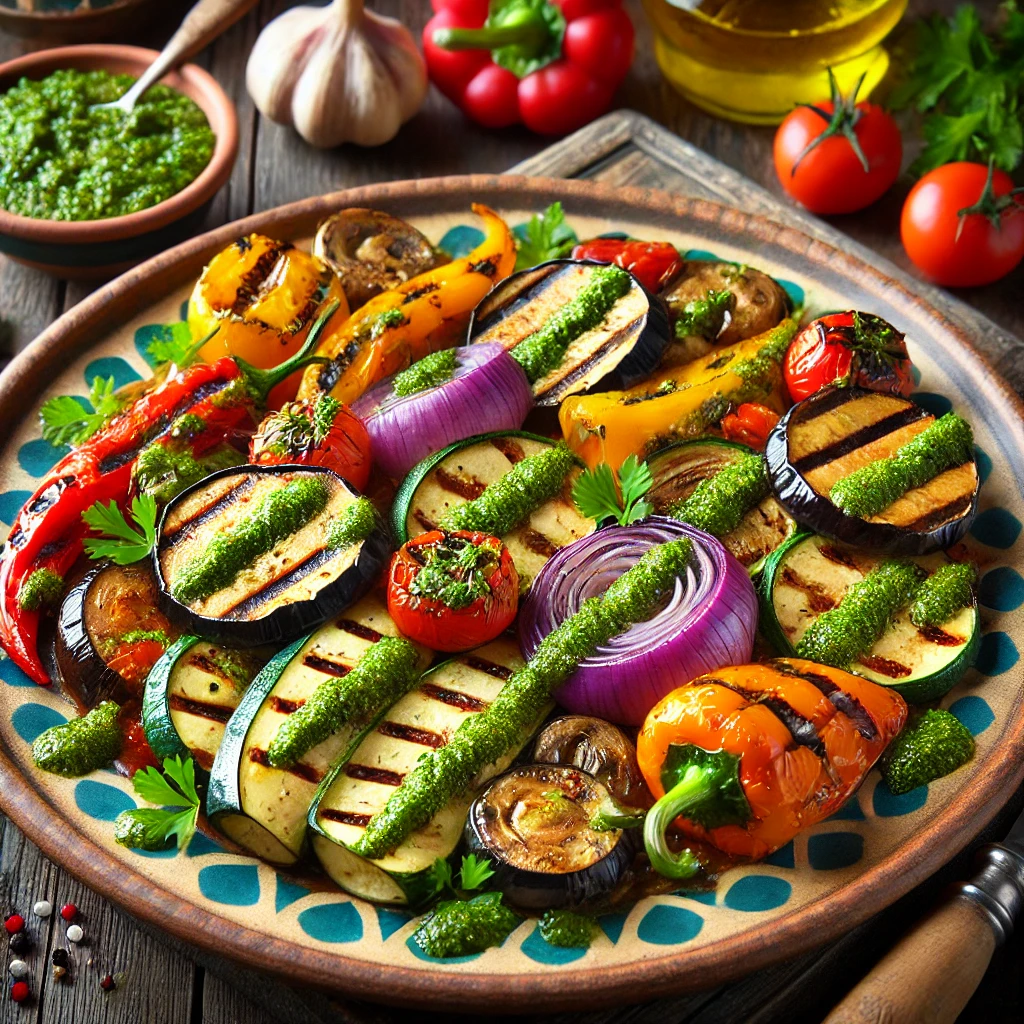 8.12.2024: Gegrilltes Gemüse mit Chimichurri