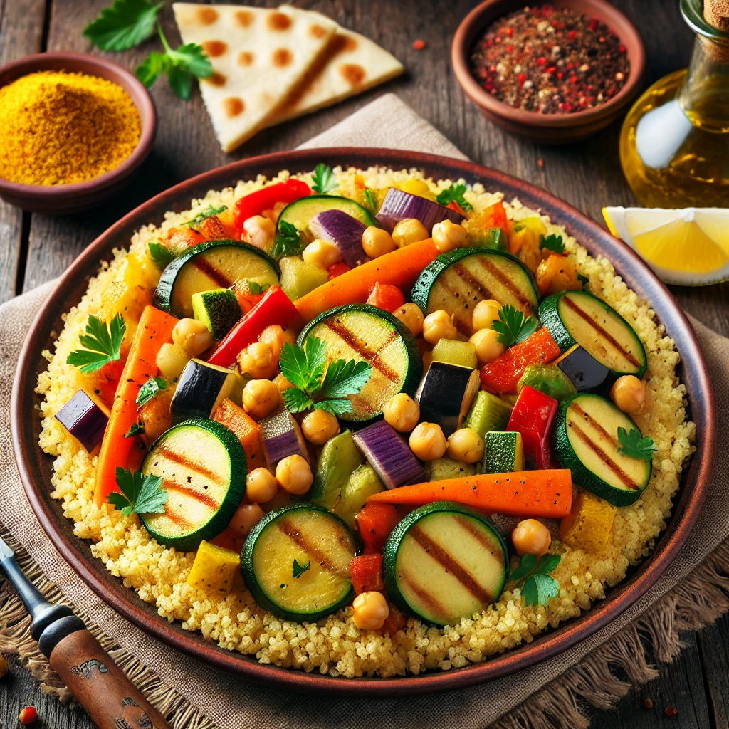 4.12.2024: Orientalischer Gemüse-Couscous mit Kichererbsen