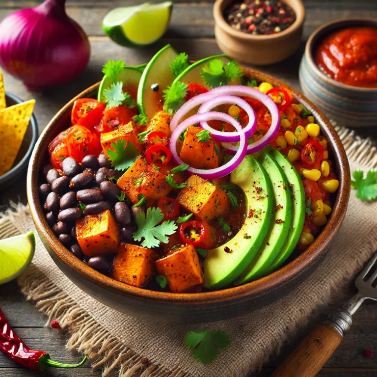 Chipotle-Chili-Süßkartoffel-Bowl